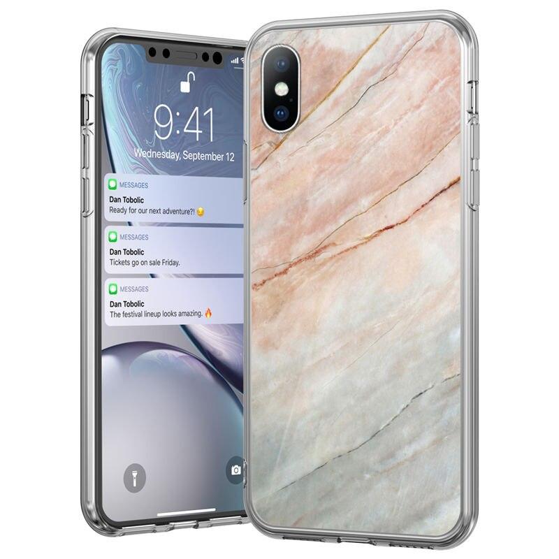 Stylish Marble Stone Texture Phone Case For Iphone 12 Pro 13 Pro Max Unique Solid Color Marble Soft Cover Silicone Mobile Phone Case