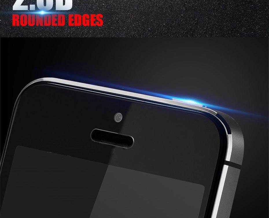 3D full Cover Tempered Glass protection For iphone 5 5S SE 2016 Screen Protector For iPhone 5S SE 5C Glass Protective Film Shatterproof Scratchproof Premium Tempered Glass Screen Protector for iPhone