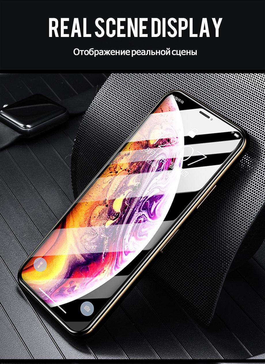 30D Full Cover Protective Glass On For iPhone 11 12 13 14Pro MAX Screen Protector For iPhone11 12 X XR XS MAX 7 8 Tempered Glass 9H Full Coverage Screen Tempered Glass Protector Guard for iPhone