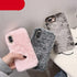 Fashion Lady Gift Case for iPhone 14 13 12 XS Max XR X 11 Pro Max SE Furry fluffy Warm Cover for iPhone 6 7 8 Plus Phone Case Fashion Fluffy Fur Protective Back Cover