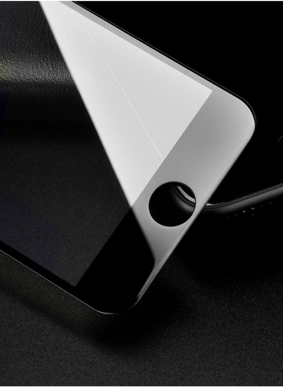 30D Curved Edge Full Cover Protective Glass On The For iPhone 7 8 6 6S Plus Tempered Screen Protector For X XR XS Max Glass Film Tempered Glass Anti Scratch Phone Screen Protector iPhone Glass