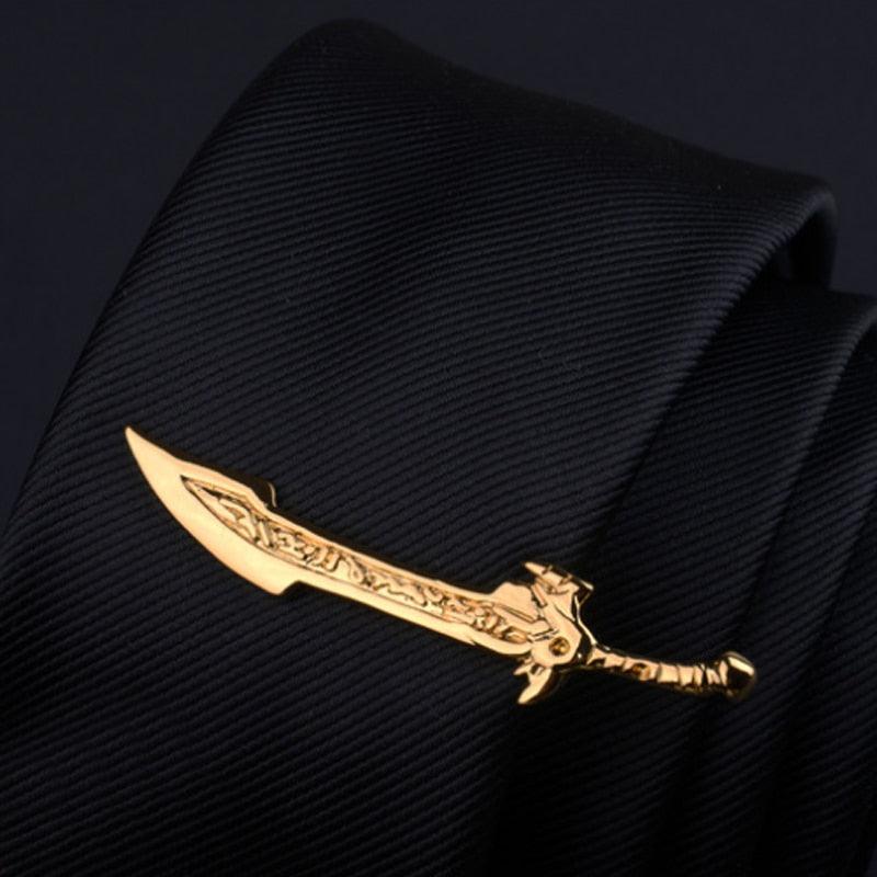 Creative Metal Necktie Bar Formal Shirt Classic Men Tie Clips Elegant Fashion Formal Professional Simple Tie Bar Clips Beautiful Designs Wedding Ceremony Gold Tie Pin Unisex Party Gifts Fashion Tie Clips