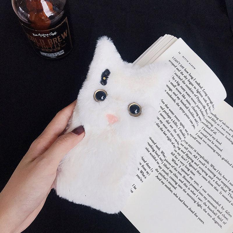 3D Cartoon Doll Protective Case Cute Girls Women Furry Plush Case For Iphone 13 12 11 Pro Xs Max X Xr Se Cases 3d Cartoon Cat Furry Fluffy Warm Case For Iphone 6 6s 7 8 Plus 12prophone Case