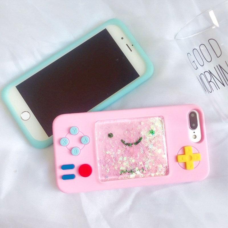 Cartoon Play Game Phone Case For Iphone 13 12 7 6 8 Plus Xr Xs 11 Pro Max Candy Love Heart Soft Silicone Rubber Bear Funny 3d Game Controller Design With Stars Case