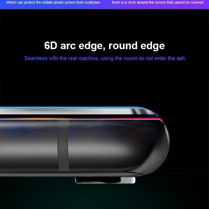 10D Curved Edge Aluminum Alloy Tempered Glass for iPhone X XS MAX 11 12 Pro Max mini 6 6S 7 8 Plus Full Cover Screen Protector  Titanium Alloy Metal Edge Full Coverage Front Tempered Glass Screen Protector for iPhone