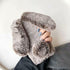 Cute Stuffed Plush Fluffy Case For iPhone 13 12 11 Pro XS Max X XR 12Mini Rabbit Ears Furry fluffy Fur Plush Warm Cover for iPhone 6 6S 7 8 Plus Phone Case