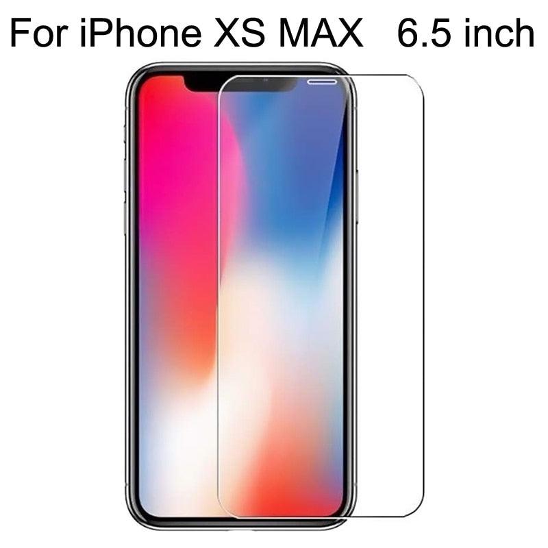 10 Pieces Tempered Glass For iPhone 11 Pro Max 6 6s 7 8 Plus 5 5s SE 2020 Screen Protector Film For iPhone 12 Pro X XS Max XR 4s Shatterproof Tempered Glass for iPhone