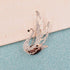 Luxury Rhinestone Crystal Swan Brooches Women Elegant Animal Pins Brooch For Women Fashion Rose Gold Swan Rhinestone Classy Brooch Crystal Jewelry Gifts For Wife Girls Modern Jewelry