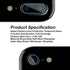 2pcs Camera Lens Protective Protector Cover for IPhone on X 8Plus 7Plus 6 6S 7 8 10 XR Xs Max Tempered Glass Film 9H Tempered Glass Camera Lens Protection