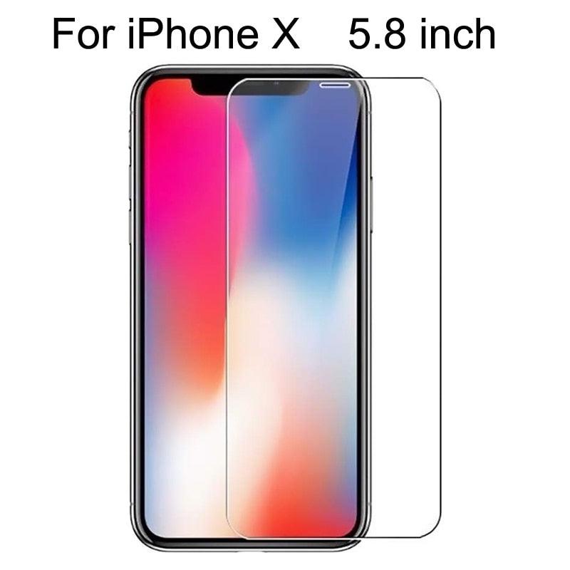 10 Pieces Tempered Glass For iPhone 11 Pro Max 6 6s 7 8 Plus 5 5s SE 2020 Screen Protector Film For iPhone 12 Pro X XS Max XR 4s Shatterproof Tempered Glass for iPhone