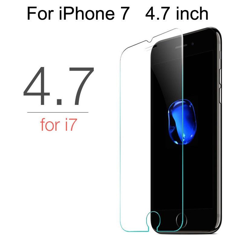 10 Pieces Tempered Glass For iPhone 11 Pro Max 6 6s 7 8 Plus 5 5s SE 2020 Screen Protector Film For iPhone 12 Pro X XS Max XR 4s Shatterproof Tempered Glass for iPhone