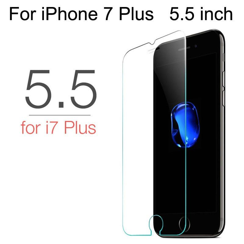 10 Pieces Tempered Glass For iPhone 11 Pro Max 6 6s 7 8 Plus 5 5s SE 2020 Screen Protector Film For iPhone 12 Pro X XS Max XR 4s Shatterproof Tempered Glass for iPhone