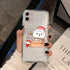 Cat Phone Case For Iphone 11 12 13 Mini Pro Xs Max 8 7 6 6s Plus X 5s Se 2020 Xr Case Polycarbonate Printed Colorful Design Silicone Phone Case