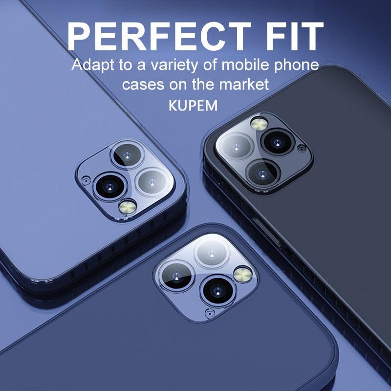 3pcs Camera Lens Tempered Glass For iPhone 11 12 13 Pro XS Max X XR Camera Protector For iPhone 11 7 8 6 6S Plus SE Camera Glass Case Scratch Resistant Tempered Glass