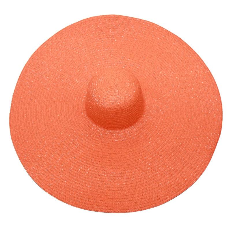 Women Oversized Foldable Summer Large Wide Hat Beach Straw Hat Cute Sun Cap Retro Foldable Handmade Big Hats Ladies UV Protection Hat Vintage Summer Sun Beach Hats