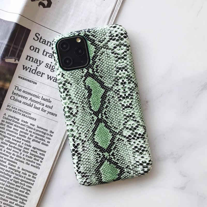 Multicolored Crocodile Texture Soft Silicone Phone Case For iphone 14 Mini 13 Pro Snake Skin Pu Leather Cover Mobile Phone Case Snake Skin Print Pattern Thin Leather Back Cover Protective Case For iPhone