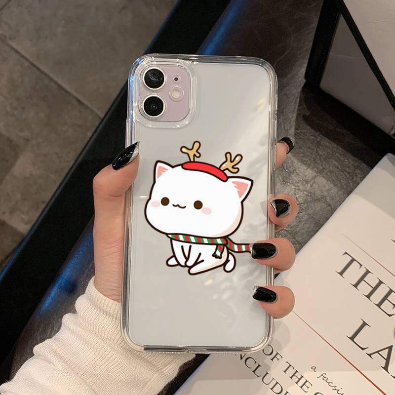 Cat Phone Case For Iphone 11 12 13 Mini Pro Xs Max 8 7 6 6s Plus X 5s Se 2020 Xr Case Polycarbonate Printed Colorful Design Silicone Phone Case