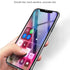 10D Curved Edge Aluminum Alloy Tempered Glass for iPhone X XS MAX 11 12 Pro Max mini 6 6S 7 8 Plus Full Cover Screen Protector  Titanium Alloy Metal Edge Full Coverage Front Tempered Glass Screen Protector for iPhone