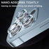 Glitter Diamond Camera Lens Protector For Iphone 13 Pro Max Mini Camera Metal Ring Glass For Iphone 12 11 Pro Max Protective Cap Diamond Glitter Camera Lens Protector On For Iphone