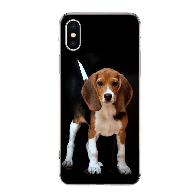 Beagle Dog Phone Case For Iphone 11 13 14 Pro Max 12 Mini Phone Case X Xs Xr 6 6s 8 7 Plus Se 5 5s Cover Snuggle Beagle Puppy Dog Hard Case