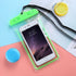 Universal Simple Colorful Waterproof Case For iPhone Cover Bag Cases For Phone Water proof Phone Case Luminous Frame Waterproof Phone Case Large Size Waterproof Phone Pouch For iPhone Case & Strap