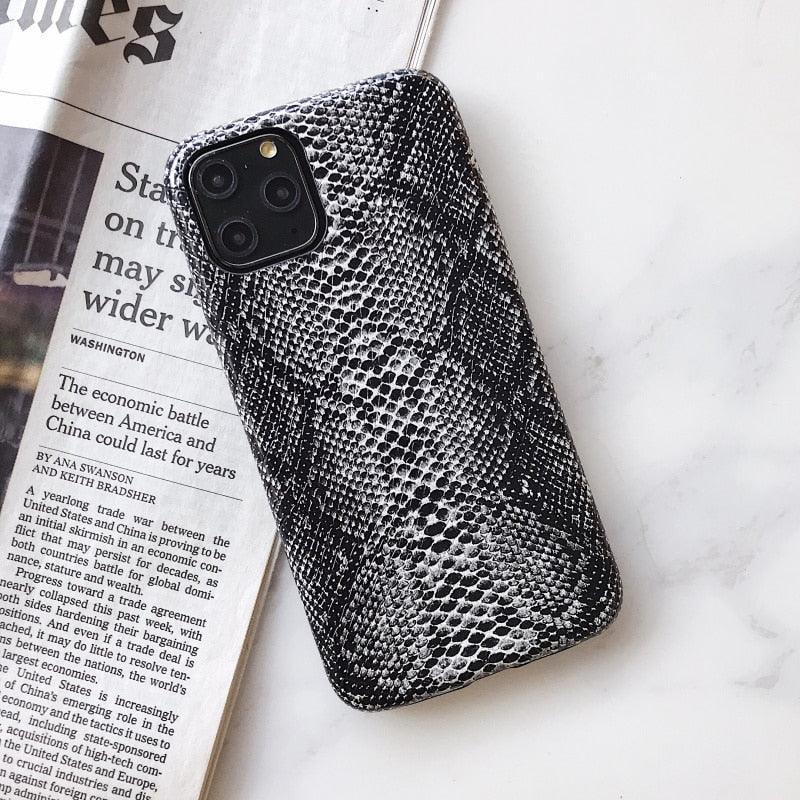 Multicolored Crocodile Texture Soft Silicone Phone Case For iphone 14 Mini 13 Pro Snake Skin Pu Leather Cover Mobile Phone Case Snake Skin Print Pattern Thin Leather Back Cover Protective Case For iPhone