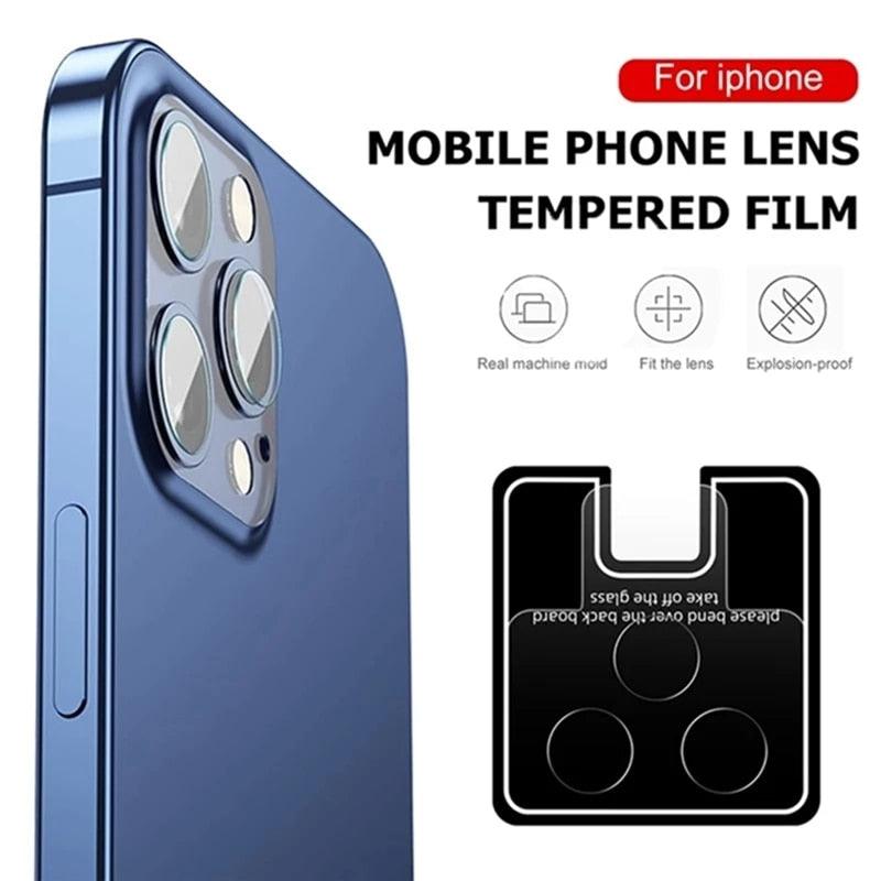 2PCS Camera Protector Glass For iPhone 13 12 14 Pro Max Lens Screen Protector Film For iPhone 13 12 Mini 14 Pro Max Lens Glass Mini Camera Lens Protector