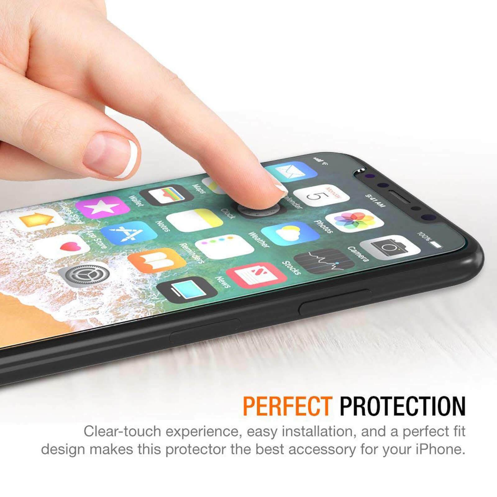 3PCS New Tempered Glass Screen Protectors For iPhone 12 12 Max/12 Pro Front film iPhone X 6/6s 7 8 11 Pro Max Screen Protector Tempered Glass Film Screen Protector For iPhone