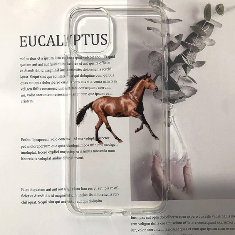 Beauty Horse Phone Case For Iphone 13 11 12 Pro Xs Max 8 7 6 6s Plus X 5s Se 2020 Xr Case Slim Profile Cute Printed Designer Snap On Case