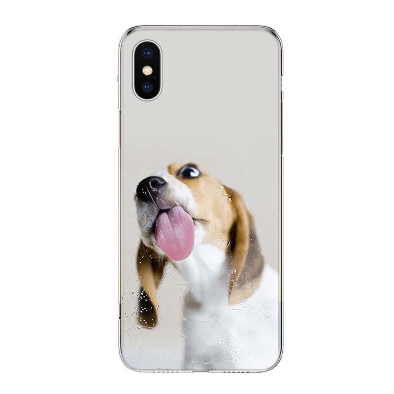 Beagle Dog Phone Case For Iphone 11 13 14 Pro Max 12 Mini Phone Case X Xs Xr 6 6s 8 7 Plus Se 5 5s Cover Snuggle Beagle Puppy Dog Hard Case