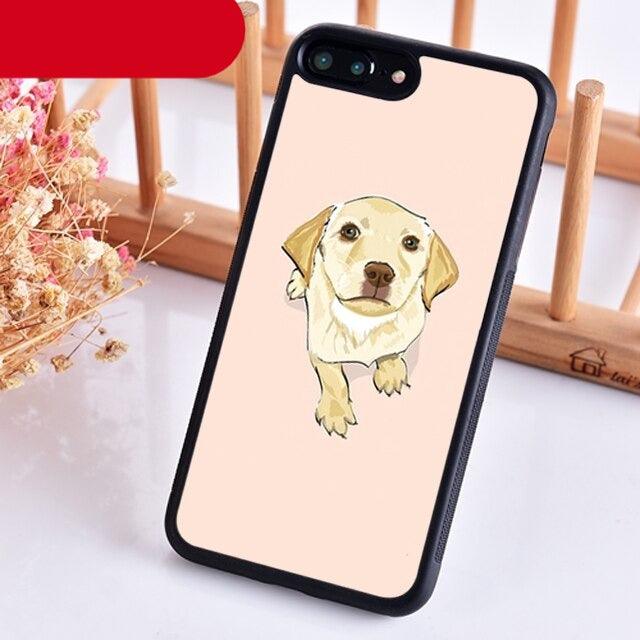 Golden Retriever Dog Cute Puppy Phone Case For Iphone 14 5 6 7 8 Plus X Xr Xs 11 12 13 Pro Max  Ultra Full Protective Liquid Silicone Case Back Cover For Iphone