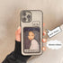 Ultra-light Transparent Photo Card Pocket Wallet Case For iPhone 13 11 12 14 Pro Max XS XR X 8 7 6S Plus Plating Cute Bear Rabbit Soft Phone Cover Cute Case with Card Holder Soft Cover