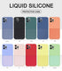 Simple Wallet Case For iphone Silicone Case For iphone 13 12 11 Pro Max Mini With Card Holder Cover Classic Silicone Full Protection Anti-Scratch Shockproof Case