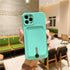 Unique Silicone Solid Color Phone Case For iPhone 11 12 13 Mini case For iPhone 11 Pro Case Cover Silicone Wallet Card Holder Compatible With Smartphones Minimalist Style Lightweight iphone Case