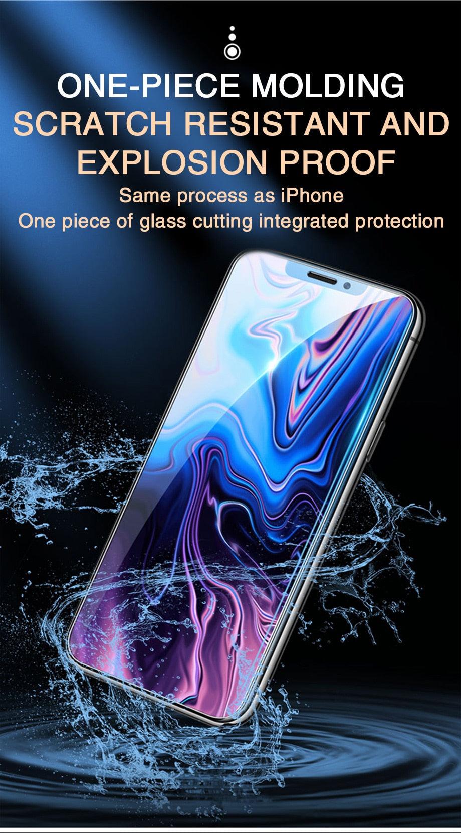 60D Full Cover Protective Glass On For iPhone 12 11 13 14 Pro Max XR Screen Protector For iPhone 11 12 13 14 Tempered Glass film