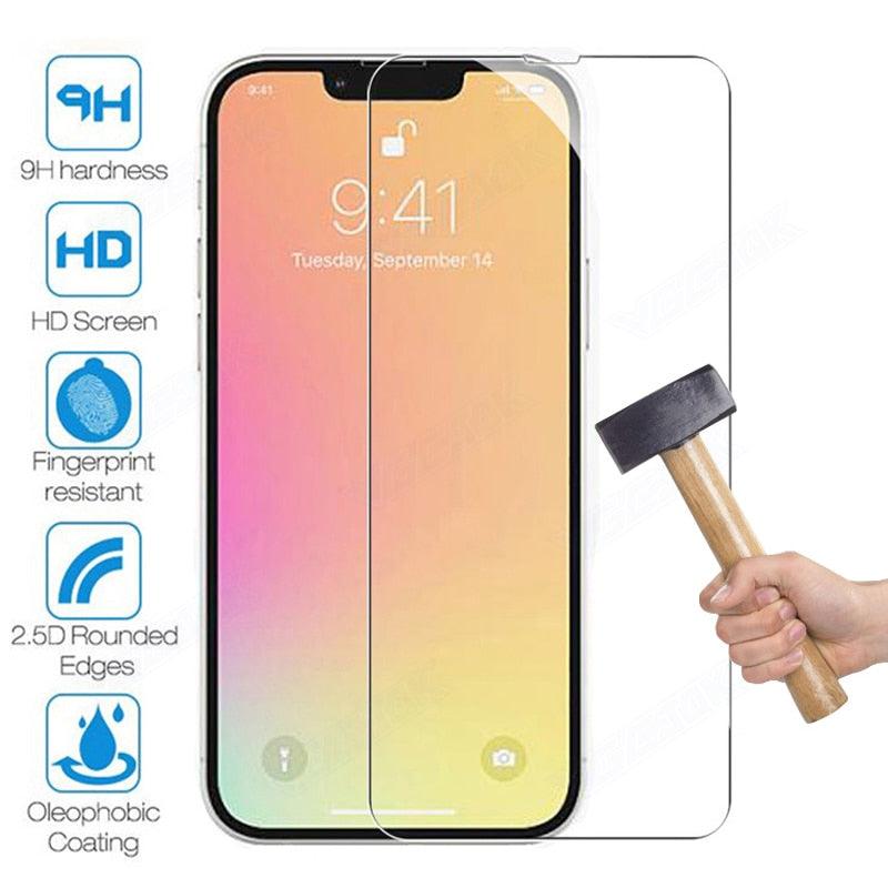 11D Full Protective Glass For iPhone 13 12 mini 11 Pro Max Tempered Screen Protector iPhone X XR XS Max Safety Glass Film Ultra Tough Tempered Glass Screen Protector For iPhone - Hamna2500 - - Stevvex.com