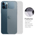 Back Screen Protective Film Carbon Fiber Skin Transparent Screen Guard Sticker Carbon Fiber Transparent Film For iPhone 14 13 12 Mini 11 Pro X XR XS Max SE3 7 8 Plus Phone Back Screen Protector Sticker