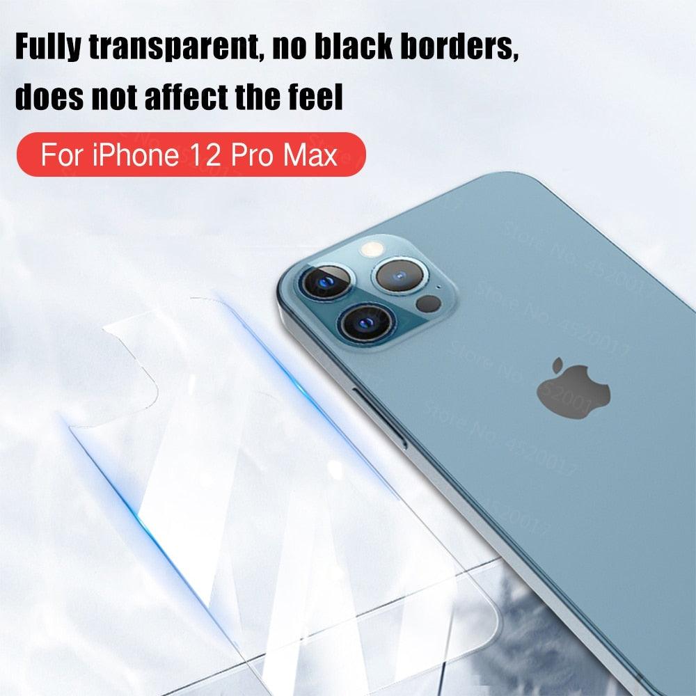 Back Tempered Glass For Iphone 12 11 13 Pro Max Xs Max Xr X 14 Pro Max Screen Protector Glass For Iphone 7 8 6 6s Se 13 12 Mini Anti-scratch Back Screen Guard For Iphone