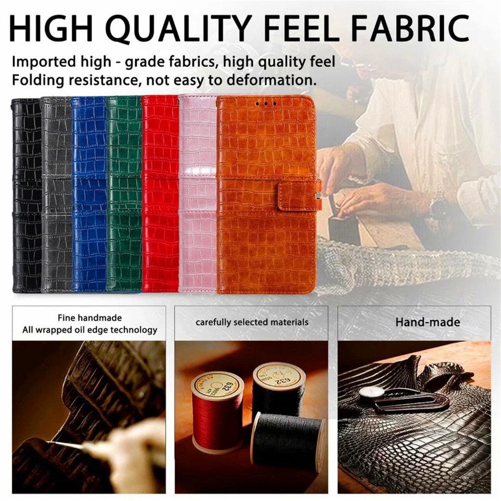 Luxury Pattern Flip Case For iPhone 13 12 Mini 11 Pro Leather Holder Card Stand Wallet Cover Protection Anti Radiation Wallet Phone Case For iPhone