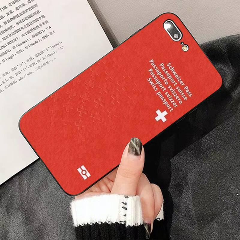 Fashion Passport Phone Case For Iphone 13 8 7 6 6s Plus X 5s Se 2020 Xr 11 12 Pro Xs Max Soft Cover Silicone Bumper Case