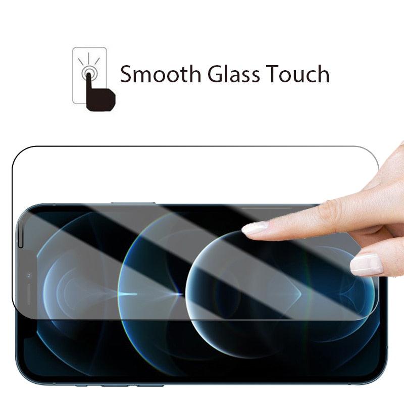 3pcs Screen Glass For Iphone 11 14 13 12 Pro Max 8 7 6 Plus 5 Screen Protector For Iphone 11 13 12 Mini Xr Xs Max Se 2020 Premium Tempered Glass Screen Protector For Iphone