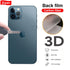 2Pcs Carbon Fiber Matte Back Film For iPhone 14 13 12 Mini 11 Pro XR X XS Max 7 8 Plus SE3 Transparent Scratch Resistant Sticker Slim Fit Clear Transparent 3D Carbon Fiber Back Skin Rear Screen Guard Protector Sticker