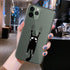 Cute Black Cats Animal Pattern Clear Phone Case For Iphone 11 13 12 Pro Max 7 8 Plus Se 2020 Silicone Protective Design Flexible Slim Soft Transparent Cover