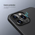 Super Hard Back Soft Shock Absorb Cover for iPhone 13 Pro Max Case Slide Camera Business Black Elegant Back Cover for iPhone 13 Mini 13 Pro Max Case