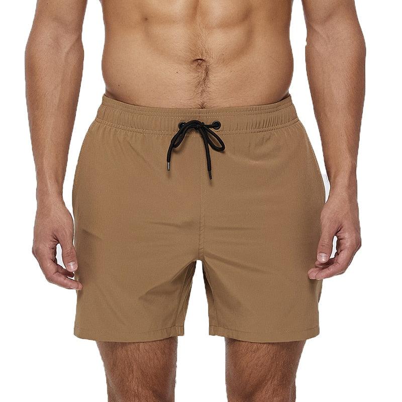 Men's Stretch Swim Trunks Quick Dry Beach Shorts With Zipper Pockets and Mesh Lining  Men's Swim Trunks Quick Dry Beach Shorts with Pockets Swimsuits for Men