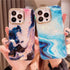 Marble Pattern Slim Shockproof Protective Soft Design for Girls Women Cute Case Cover For iPhone 13 Pro Max Glitter Marble Phone Case For iPhone 12 11 Pro Max XS Max XR Shockproof Cover