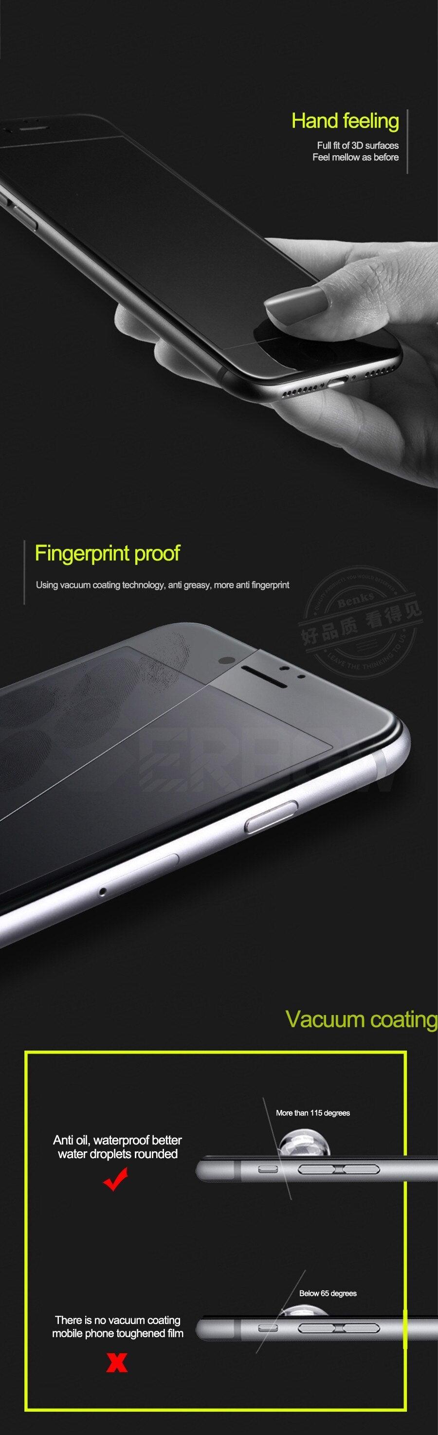 9D Curved Full Cover Tempered Glass On For iPhone 7 8 Plus Soft Edge Screen Protective Glass For iPhone 7 8 6 6S Plus Film Case Tempered Glass Screen Guard