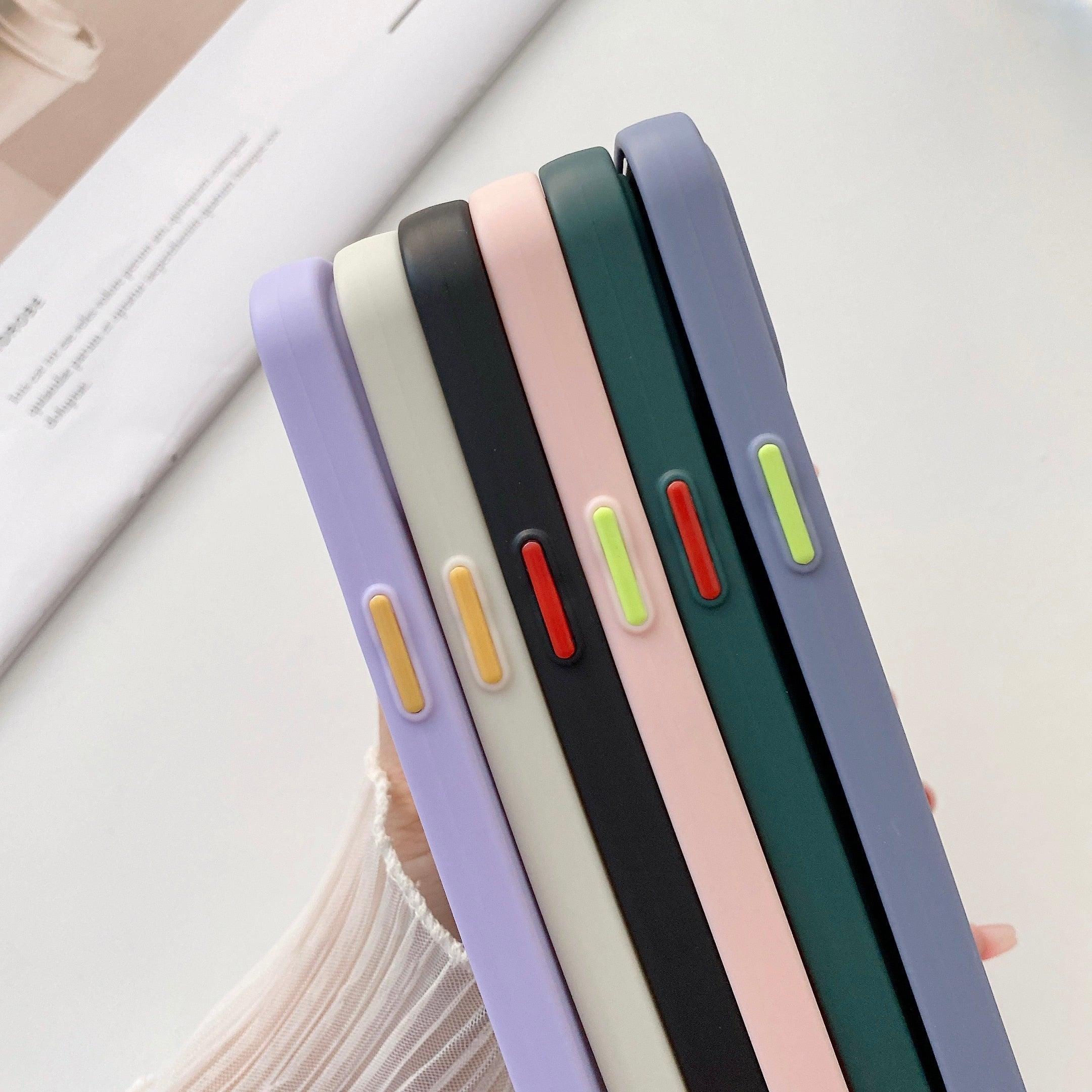 Soft Silicone Wallet Card Holder Phone Case For iPhone 11 mini Cases For iPhone 7 8 Cover Simple Silicone Protective Case For iPhone Girls Women Soft Slim Fit iPhone Case