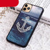 Blue Boat Anchor Printing Drawing Protection Phone Case For Iphone 14 Se 6 7 8 Plus Xr Xs 11 12 13 Pro Max Galaxy S21 22 Silicone Case Toy Story Protective Cover For Iphone