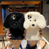 Fashion Luxury Cute Fuzzy Furry Wool Plush 3D Cute dog Plush fur phone Case For iphone 12 13 Mini 11 pro Max 6 6S 7 8 Plus X XR XS Winter Warm fur Soft Cover